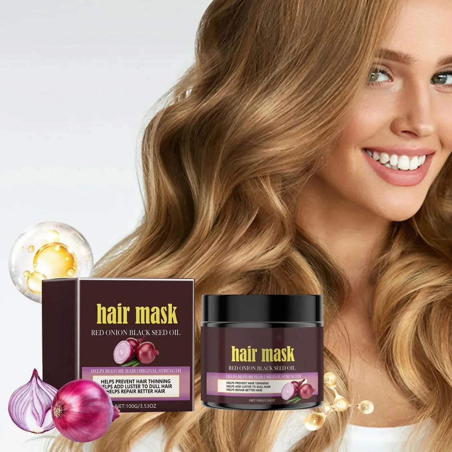 Red Onion Black Seed Oil Hair Mask